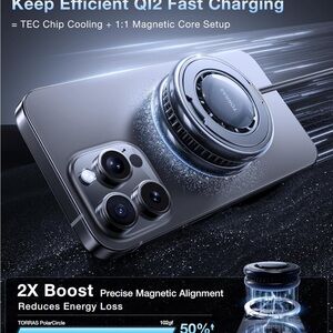 PolarCircle Silver Wireless Charger